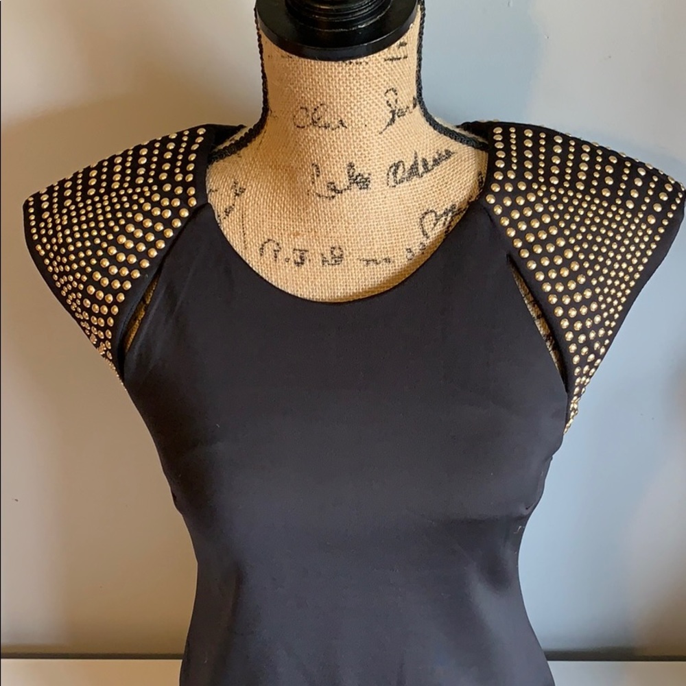 Women's Black Dress with slits